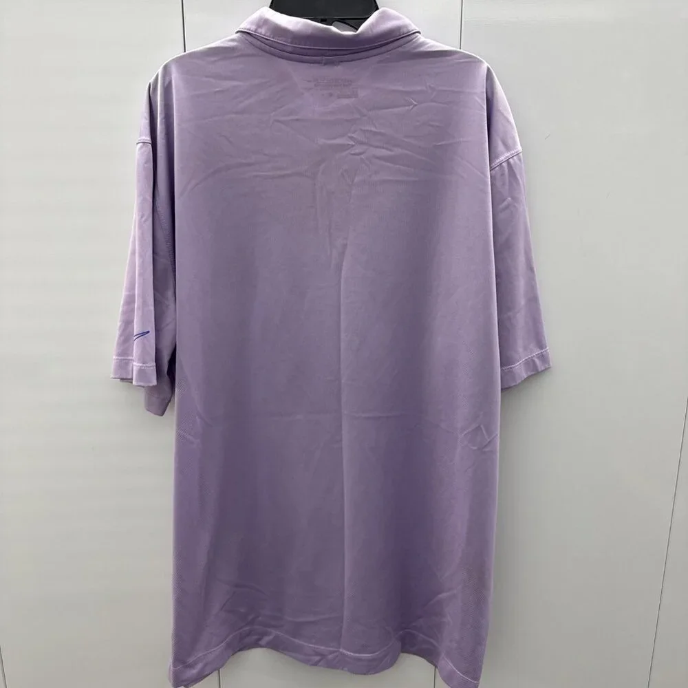 Nike Golf Tour Performance Dri-Fit Polo Shirt-Purple W/ Graphic. Men's Size‎ XL